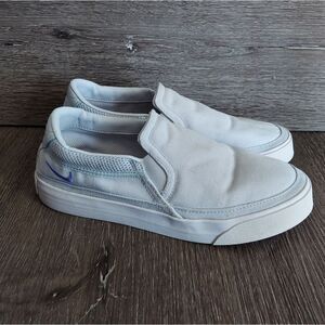Nike Court Legacy Slip-On Sneaker - Light Blue - Size 6